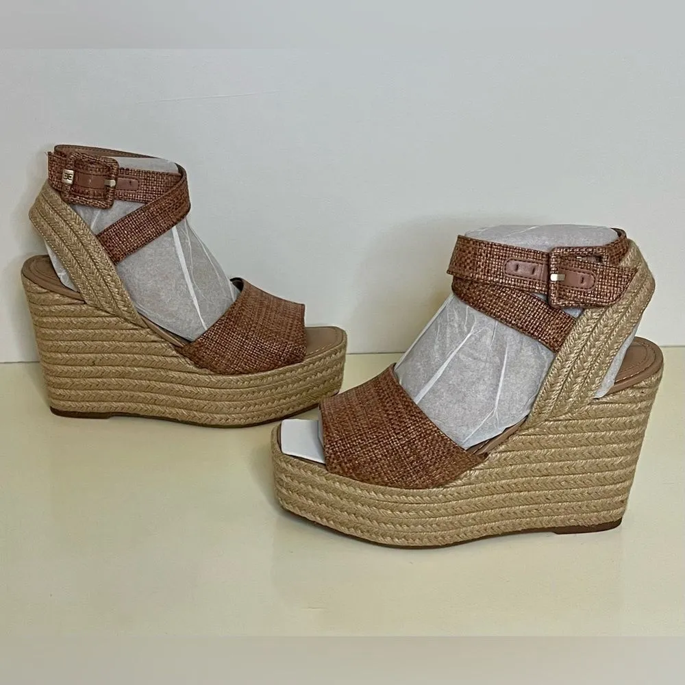 NWOB Sam Edelman Vada Square Toe Espadrille Wedge Heel Platform Sandals 8.5 - Image 6