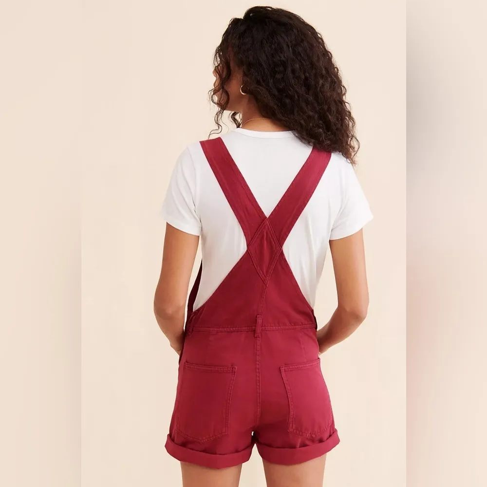 Free People NWOT Ziggy Shortallls Women's Denim Overalls shorts - S - Image 2