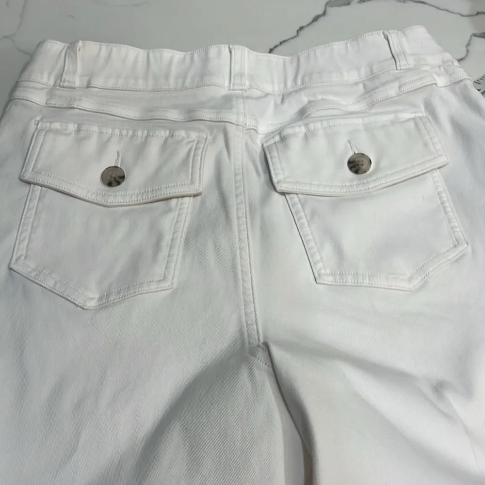 Spanx twill wide leg cropped pants - Image 6