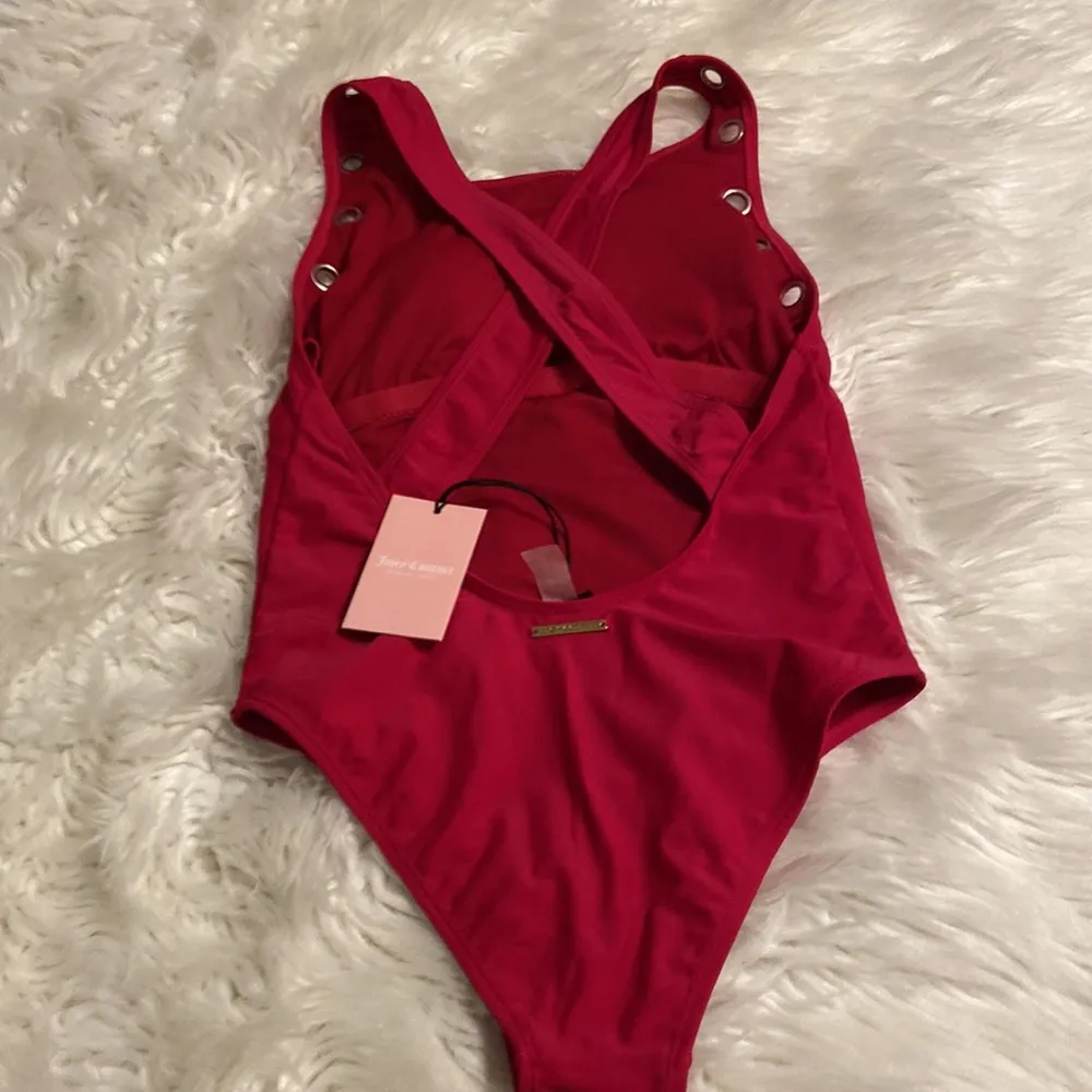 JUICY COUTURE SWIM ONE PIECE SIZE M BRAND NEW WITH TAG COLOR BARBERRY SEE PHOTO - Image 12