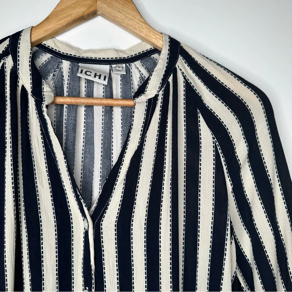 ICHI Marrakech Women’s SH5 Blouse Medium White - Image 2