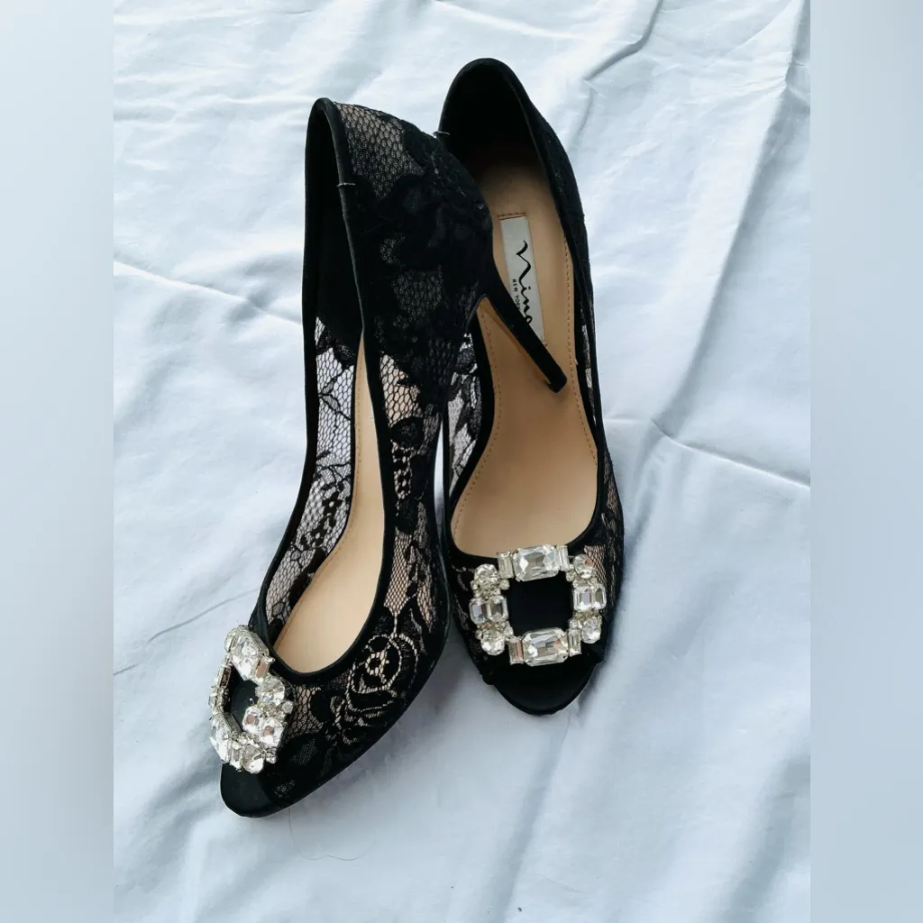 DRESSY🔥Lace Heels with Embellished Buckle🌹 - Image 14