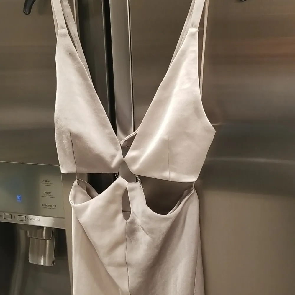 💕BEC + BRIDGE💕 Felix V Maxi Dress ~ Satin Cutout Stone Multi-Color US 4 NWT - Image 10