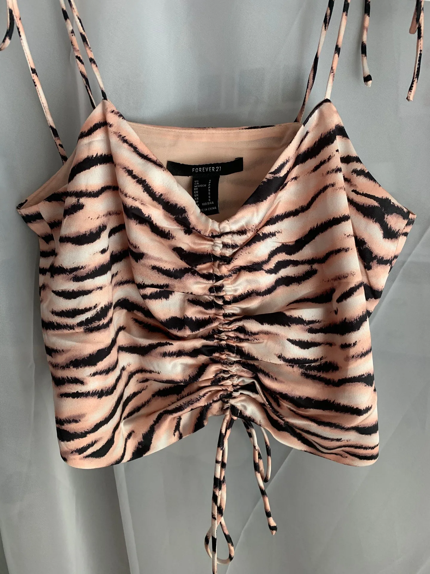Forever 21 Tiger Print Cropped Cami - Image 5