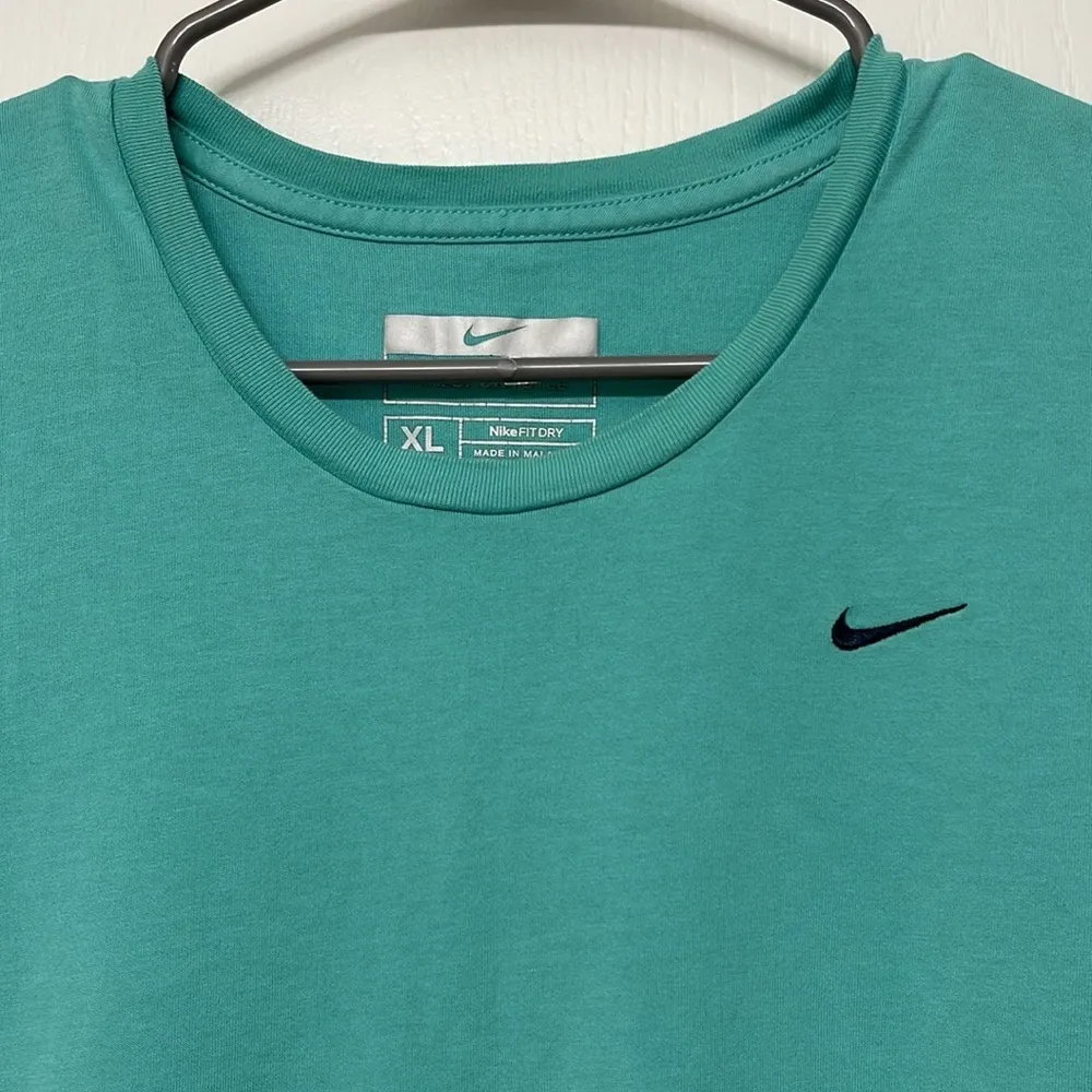 Nike Teal Fitted Athletic Sports Fit Dry Shirt Size XL GUC #4217 - Image 3
