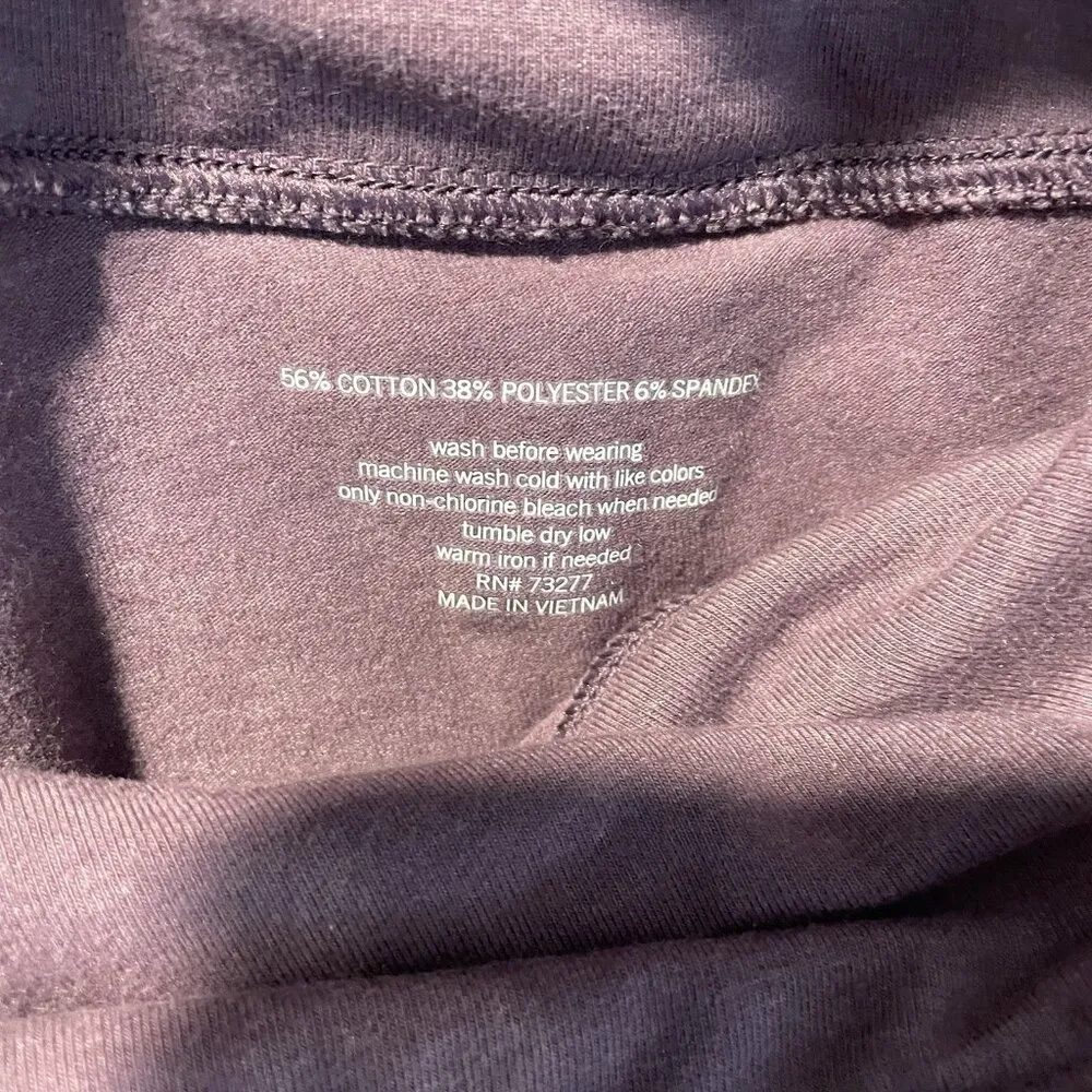 Sonoma Leggings Womens Medium Purple High Rise Ankle Pocket Soft Full Length - Image 5