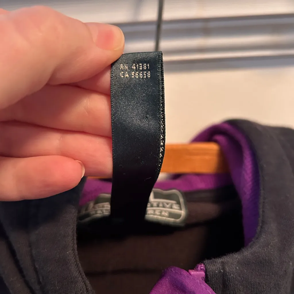 RLR - Ralph Lauren Active Womens Black Zip-Up Hoodie Jacket Size LARGE - Image 4