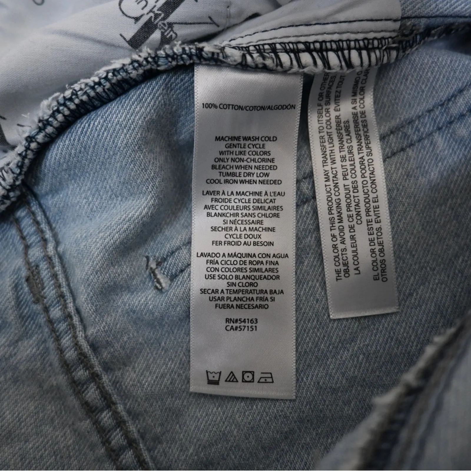 Calvin Klein Jeans Womens 25 Button Fly High Rise Jean Shorts - Image 10