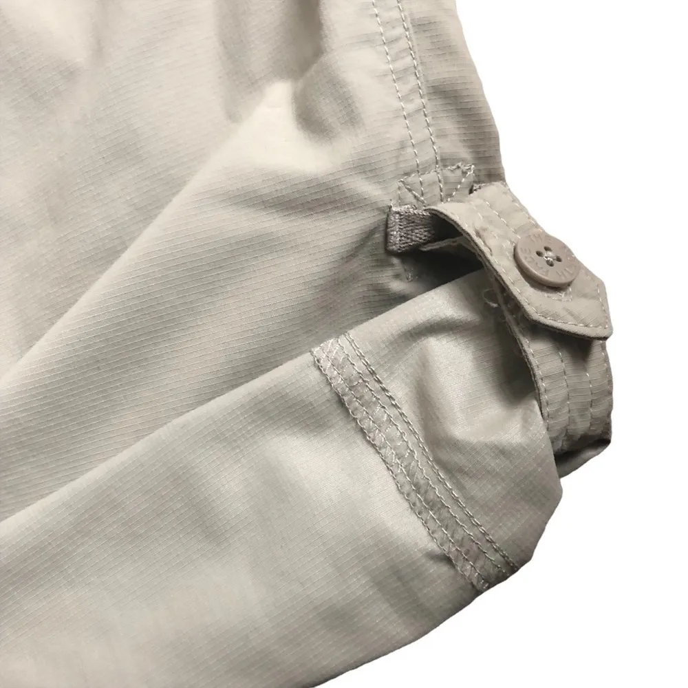 The North Face Horizon Pants Crop Khaki Roll Tab Hem Drawstring Waist 12X27” - Image 8
