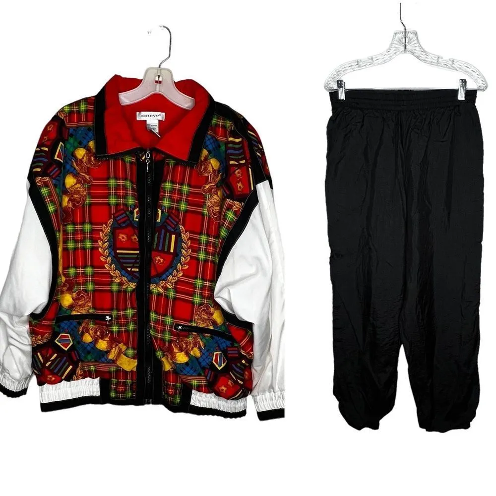 Vintage Janeve Athletic‎ Set Red Size M - Image 2