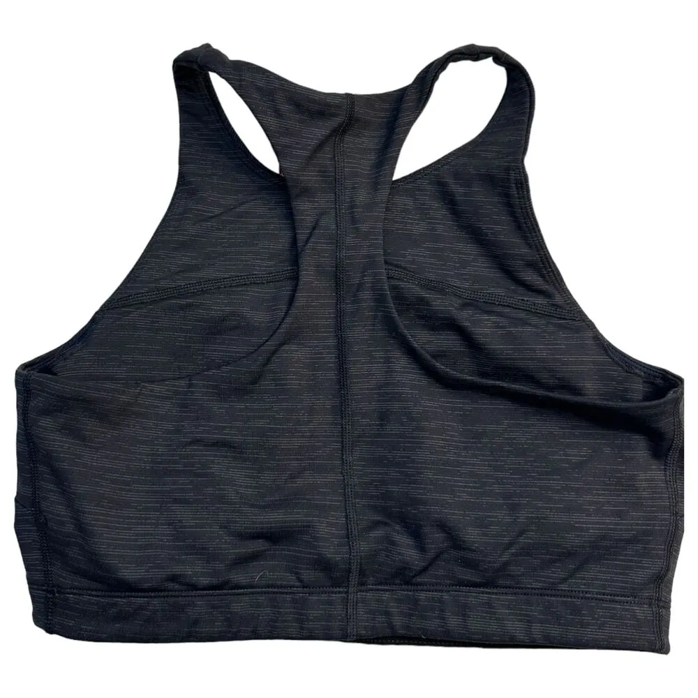 Outdoor Voices  TechSweat Crop Top Grey Women's Size Medium - Image 3