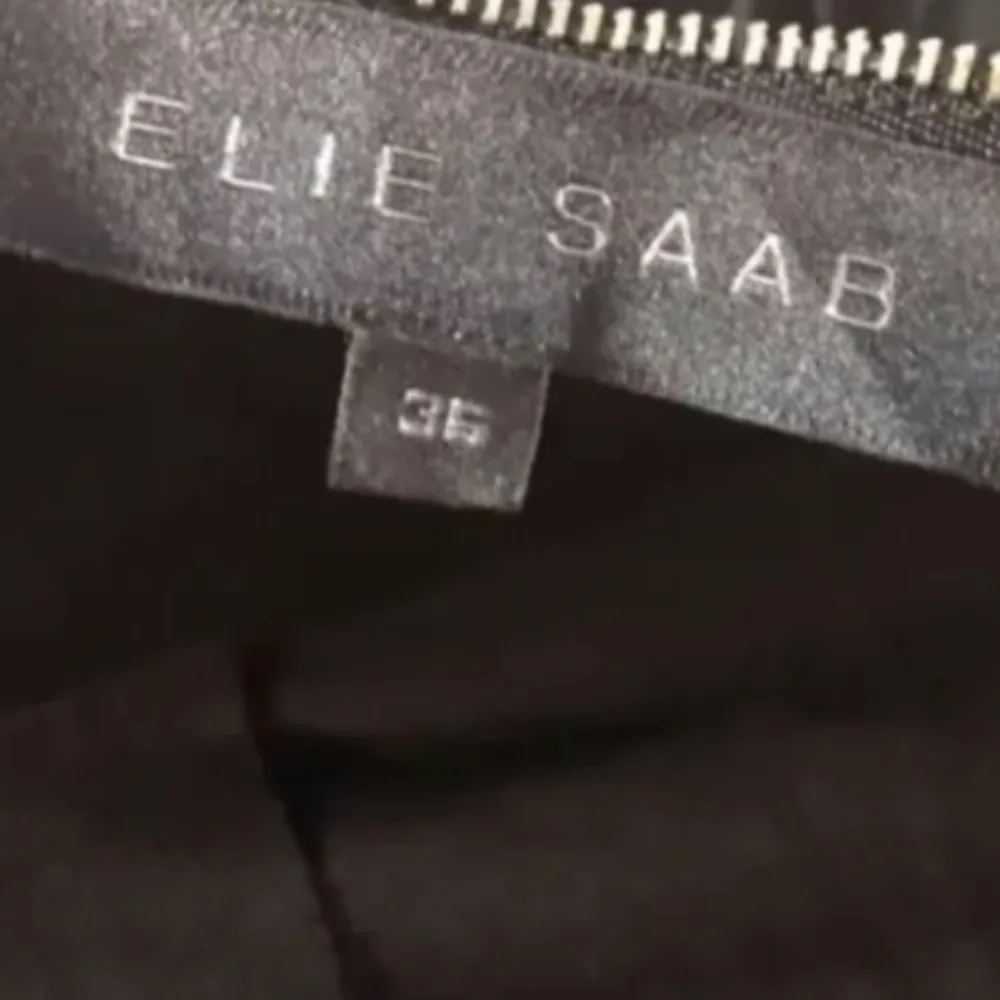 NWOT Elie Saab Floral Lace Black Dress Pink Size 4 - Image 6