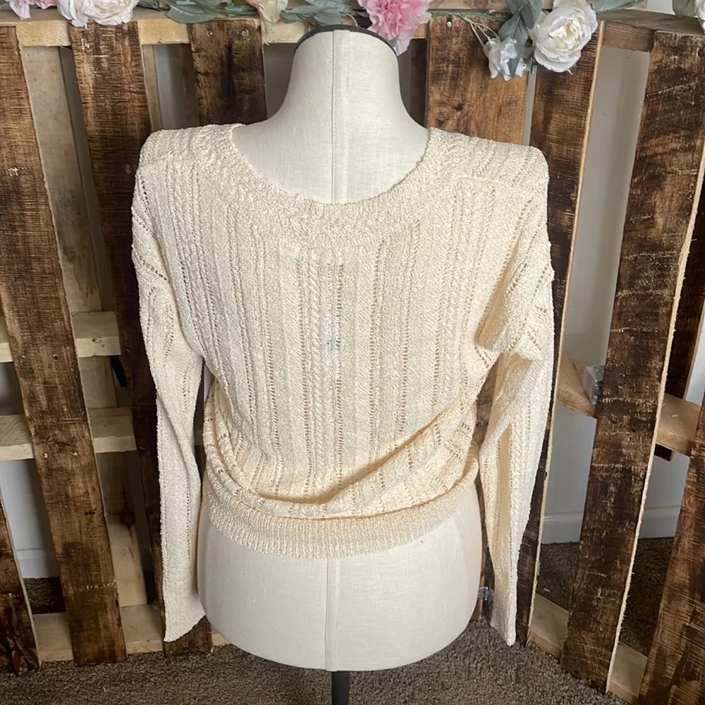 ASTR the label top woman’s cream long sleeve shirt tunic NWT sz medium - Image 84