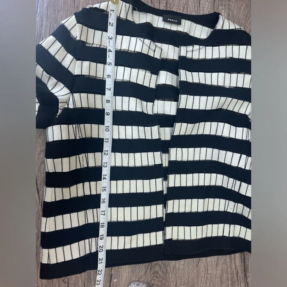 AKRIS Reja Bracelet-Sleeve Embroidered Jacket SZ 38= US 6 RT $2,990‎ +Tx - Image 5