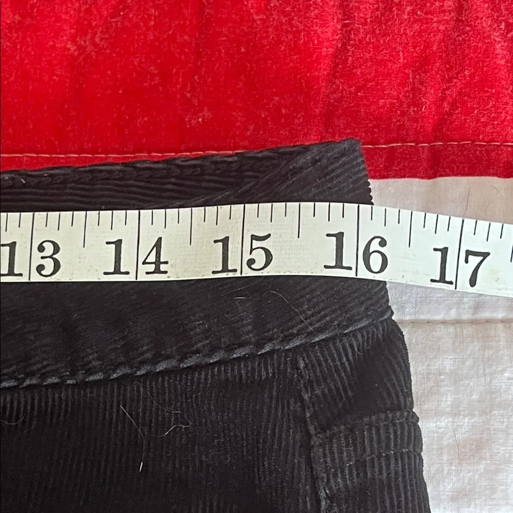 Talbots Black Corduroy Bootcut Pants with Zipper - Image 7
