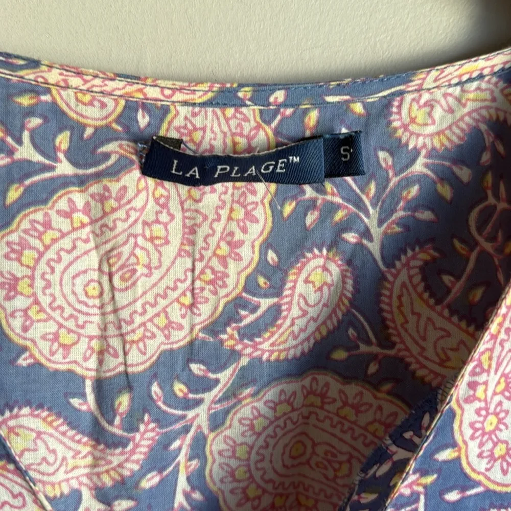 LA Plage Emily Maxi Dress in Jacaranda Paisley Print Small Pink - Image 5