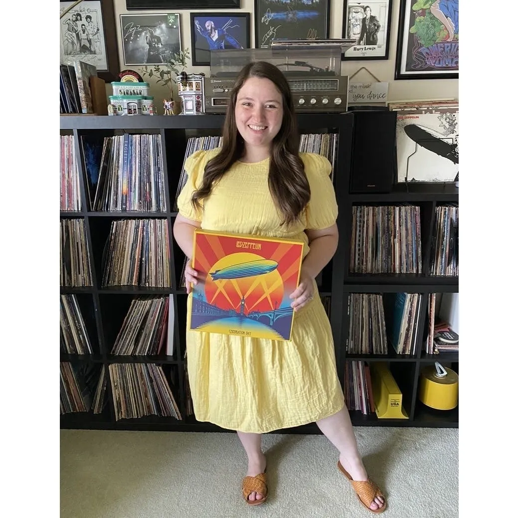 LOVE WHIT Yellow 100% Cotton Tie Back Crewneck Short Sleeve Flowy Midi Dress S - Image 12