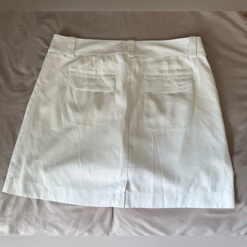 Nike Golf Dri Fit Mini Skort Womens‎ White Athletic Shorts Skirt Tennis Size 8/M - Image 6