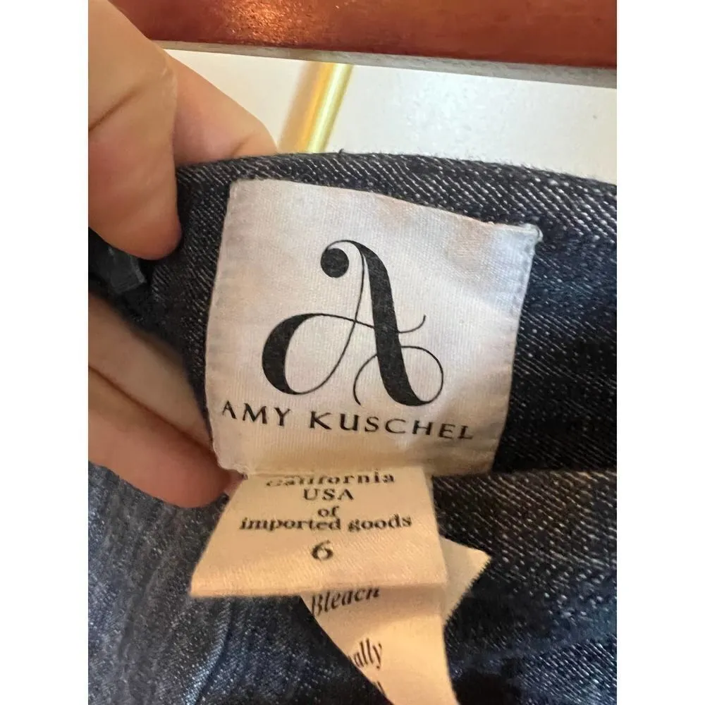 Amy Kuschel High Street Denim Parson Pant Sz. 6 Blue - Image 6