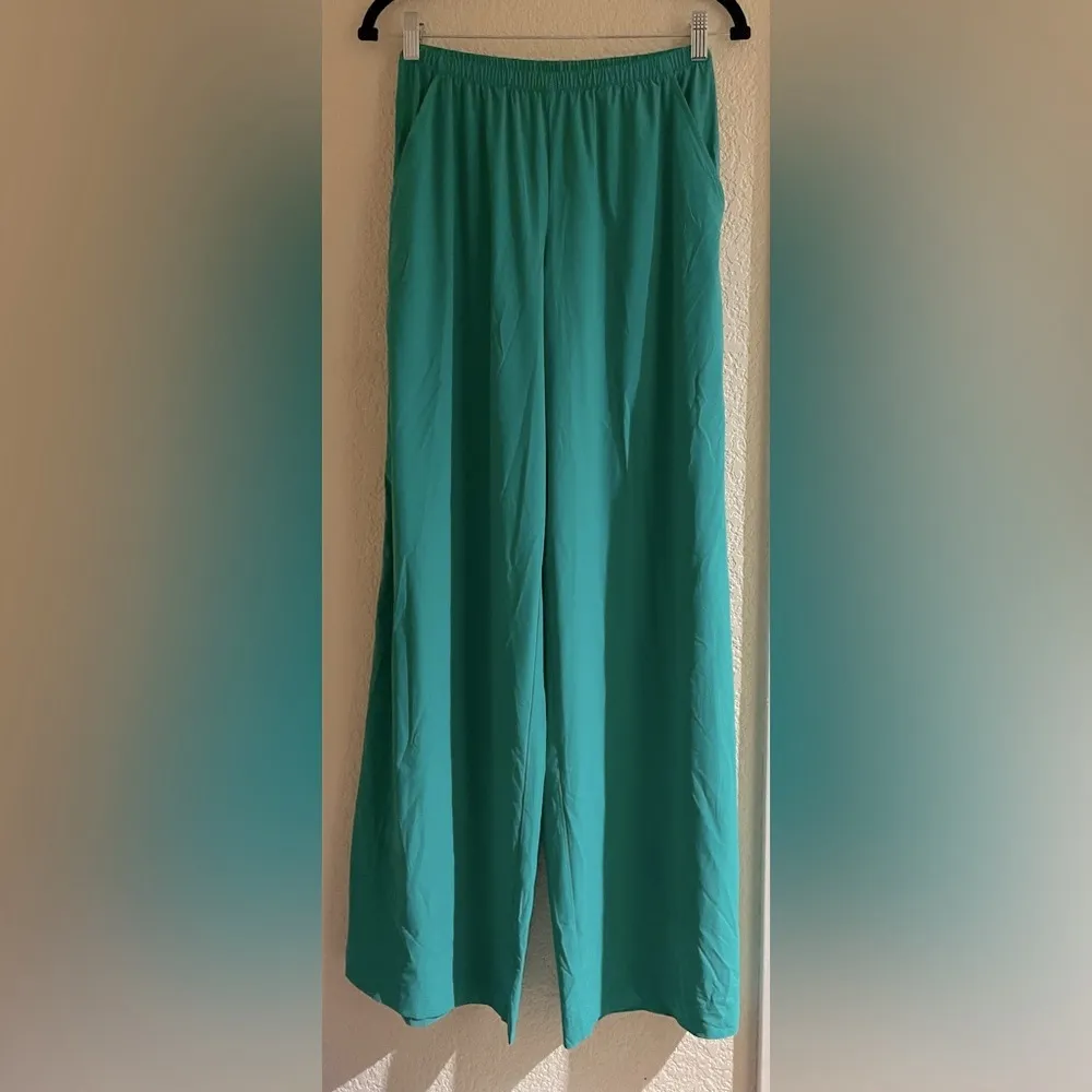 Alo Yoga NWOT Breezy Wide Leg Pants Spruce Green Size M - Image 7