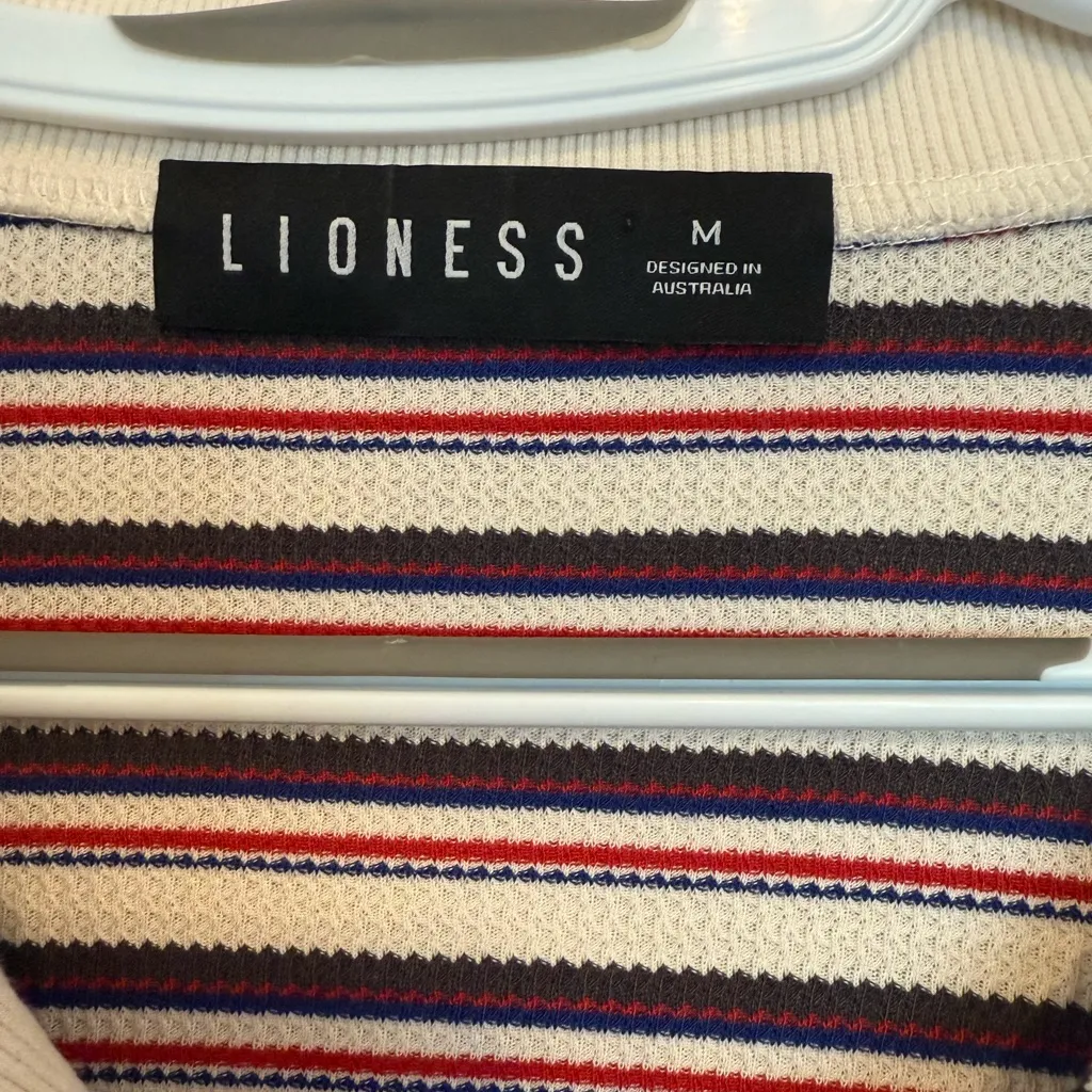 LIONESS Revolve Rugby Jersey in Porcelain Multi Medium - Image 5