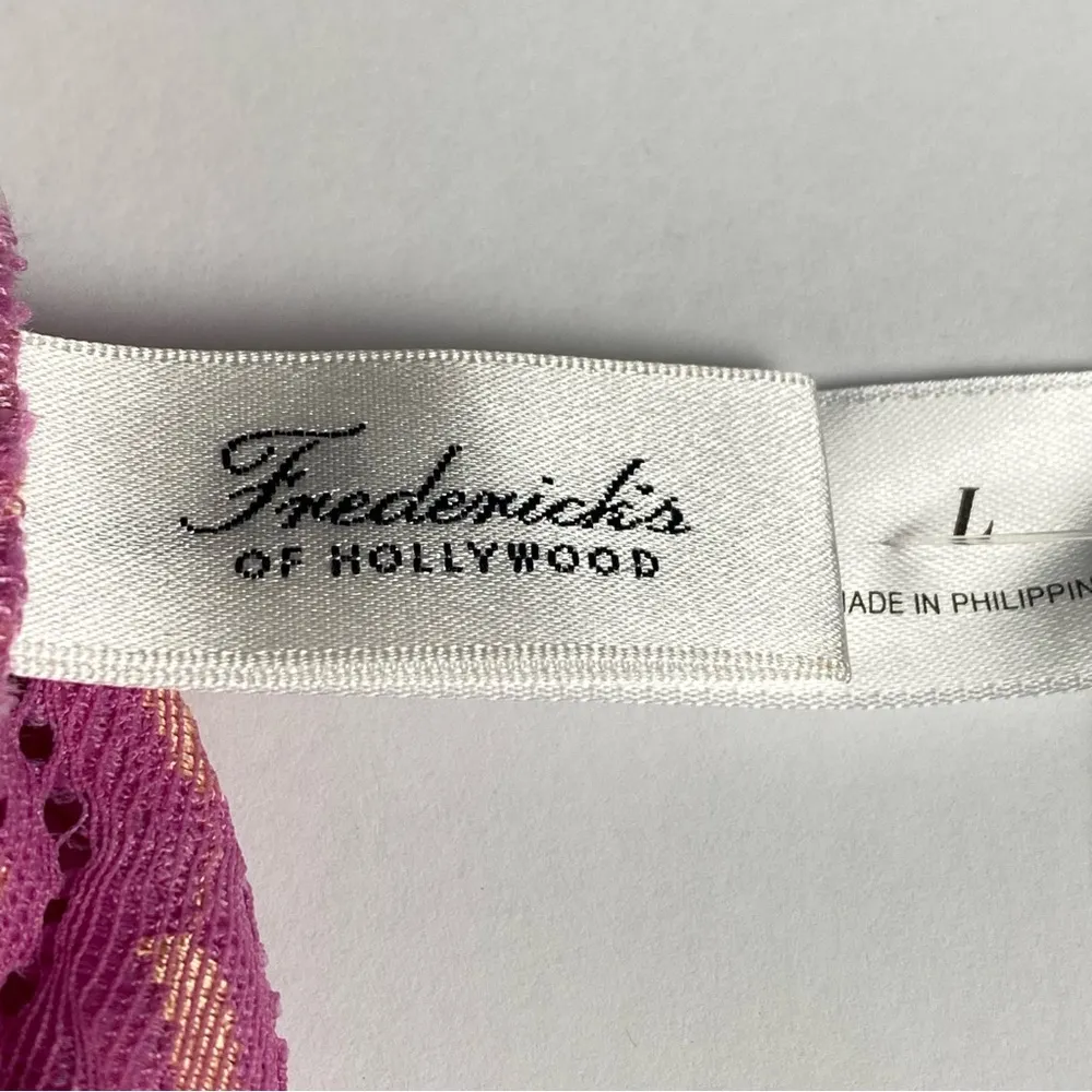 Fredericks Of Hollywood Jessica Lace Cami Babydoll Halter Top Coquette Large - Image 9