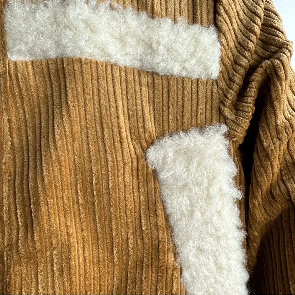 UO BDG Salem Corduroy Sherpa Jacket NWT in Size XS - Image 6