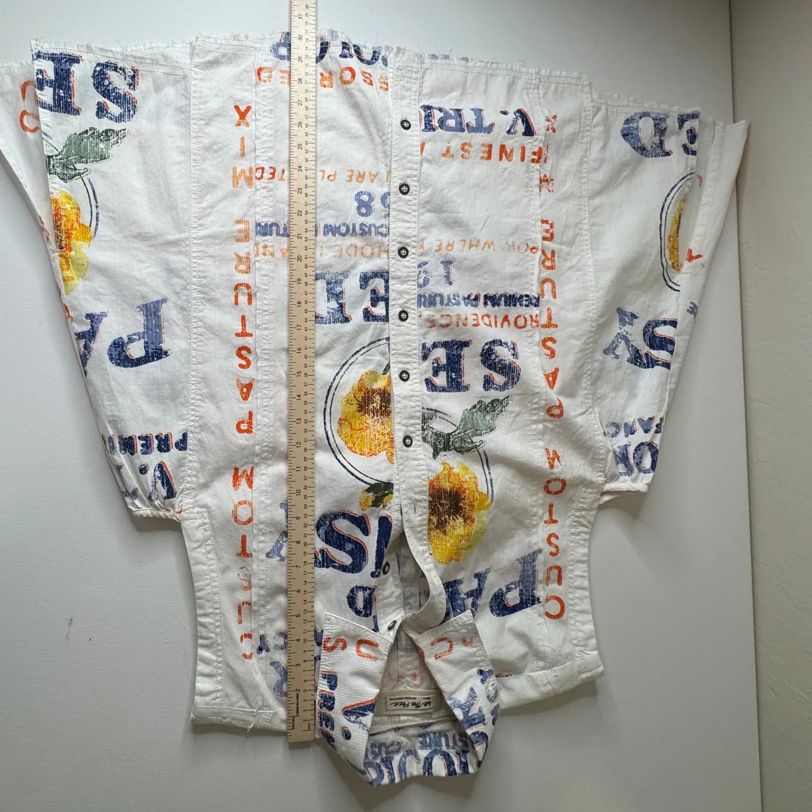 Free People We The Free Moon Flower Top Small Seed‎ Print Button Down Oversized - Image 10