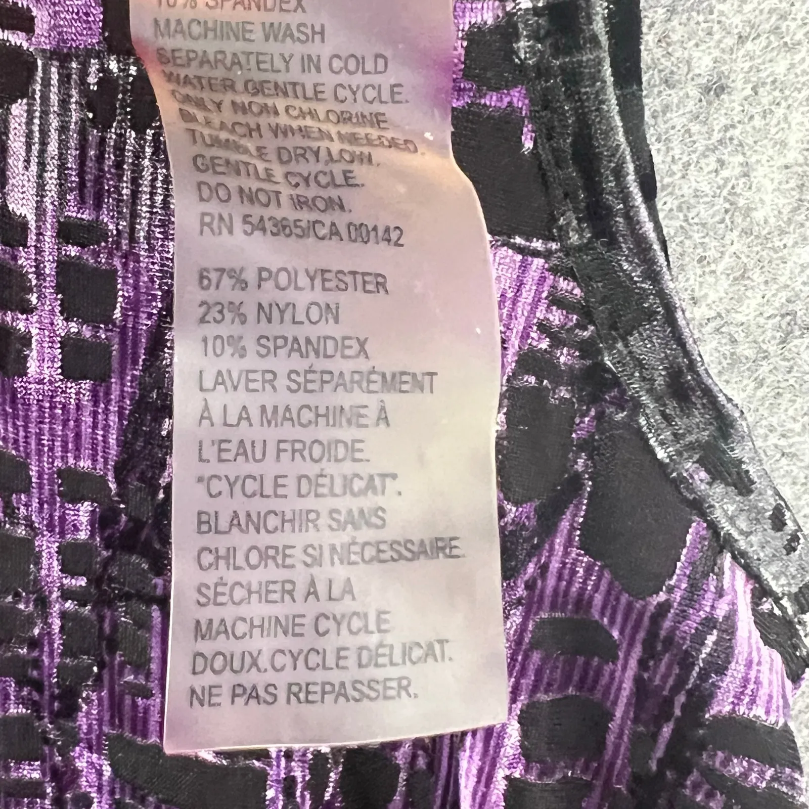 Tan Jay Velvet Burnout Tank Top Womens M Purple Black Lace Whimsygoth Vintage Size M - Image 11