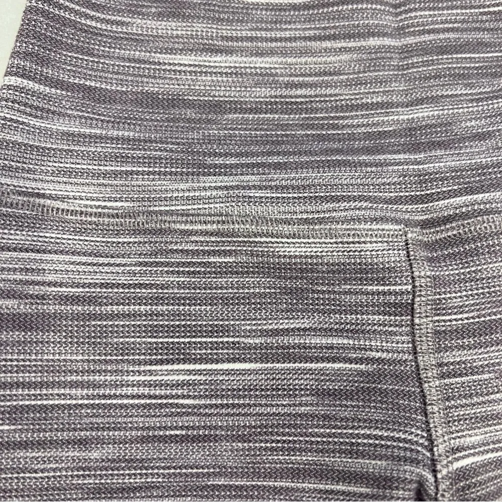 Lululemon Align Purple Space Dye Herringbone Align Crop 21" Athletic Leggings - Image 6