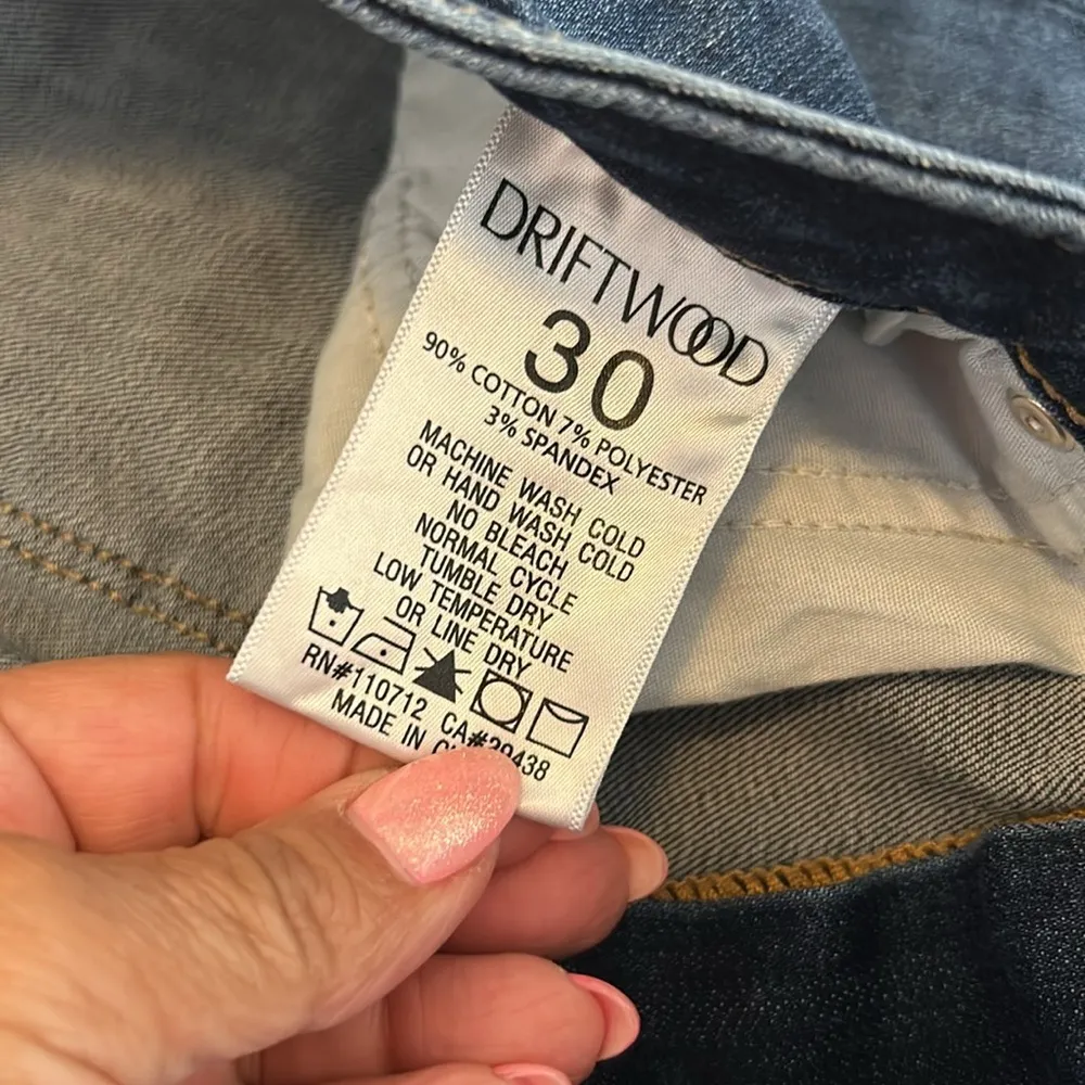 Driftwood  Colette Embroidered Cuff Jeans - Image 9