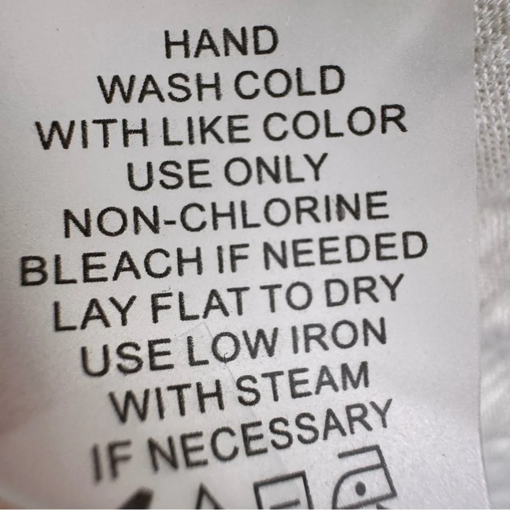 Two by Vince Camuto Tribal Beat Lace Inset Shark Bite‎ Hem Shirt Top Chalk Sz XL - Image 7