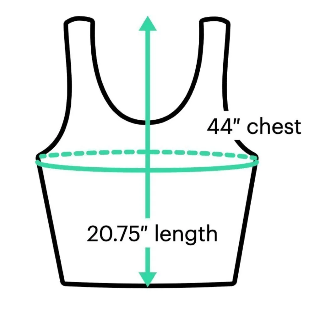 Splendid Cropped Tank Top Marled Peacoat Navy Blue - Image 7