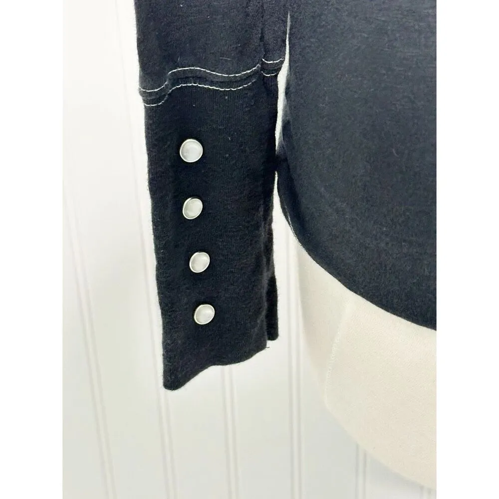 Harley Davidson Women's Skull Barbs Collingswood‎ T Shirt Blue Size Large - Image 5