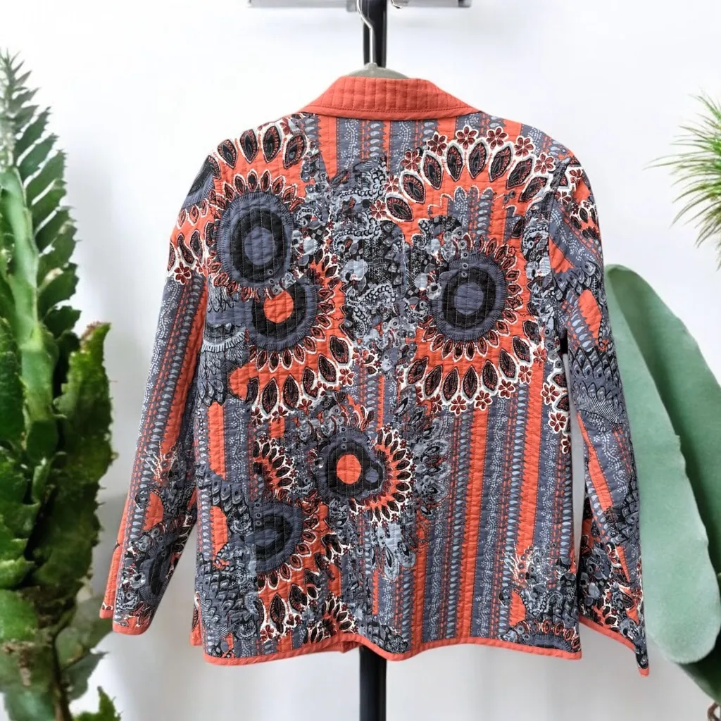 Multiples Reversible Quilted Jacket Large - Image 2