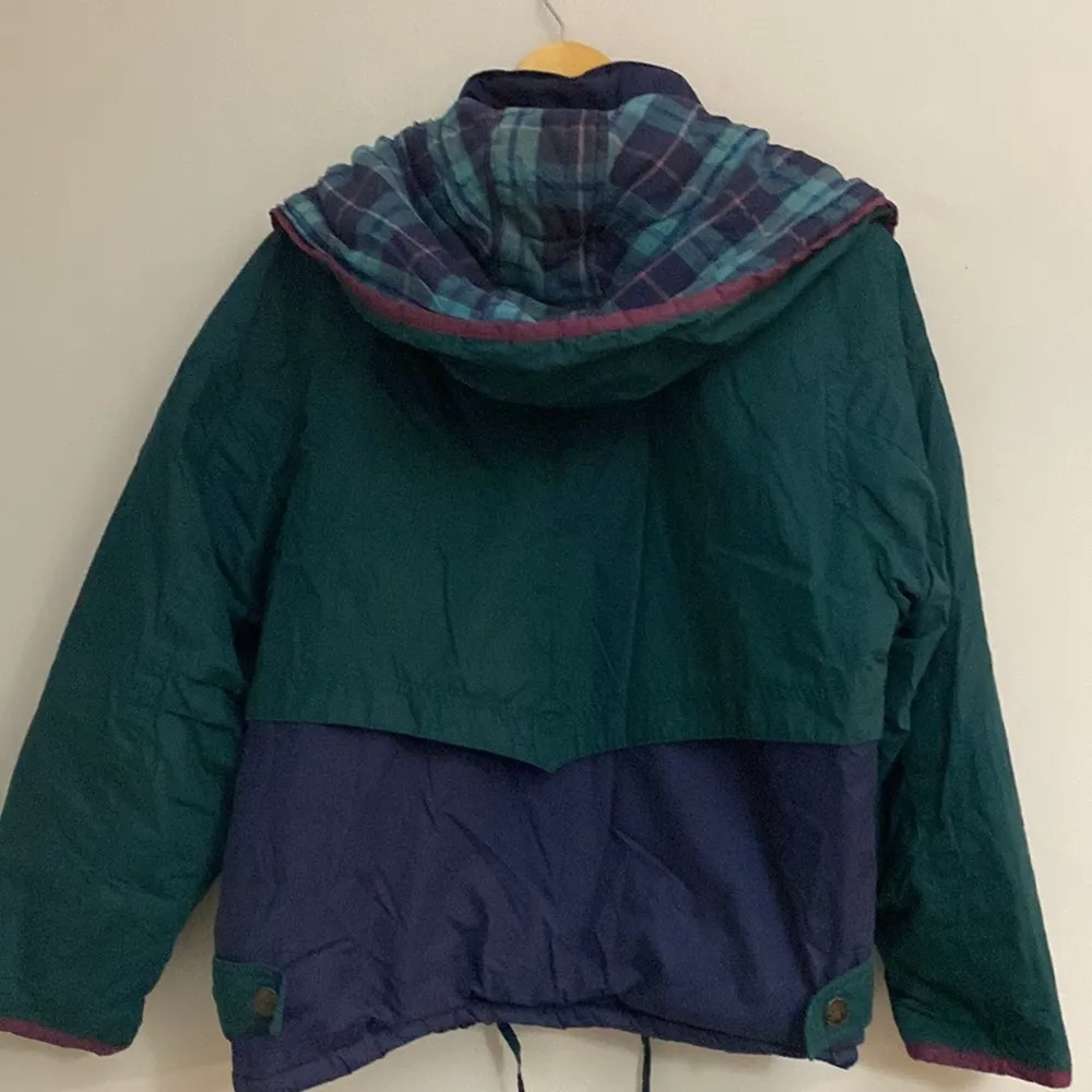 Vintage Paris Sport Club womens green/blue purple full zip jaket size M Green Size M - Image 10