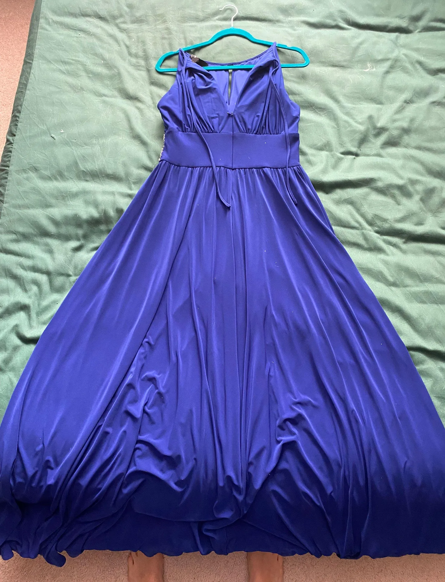 Royal Blue Formal Dress Size 16 - Image 3