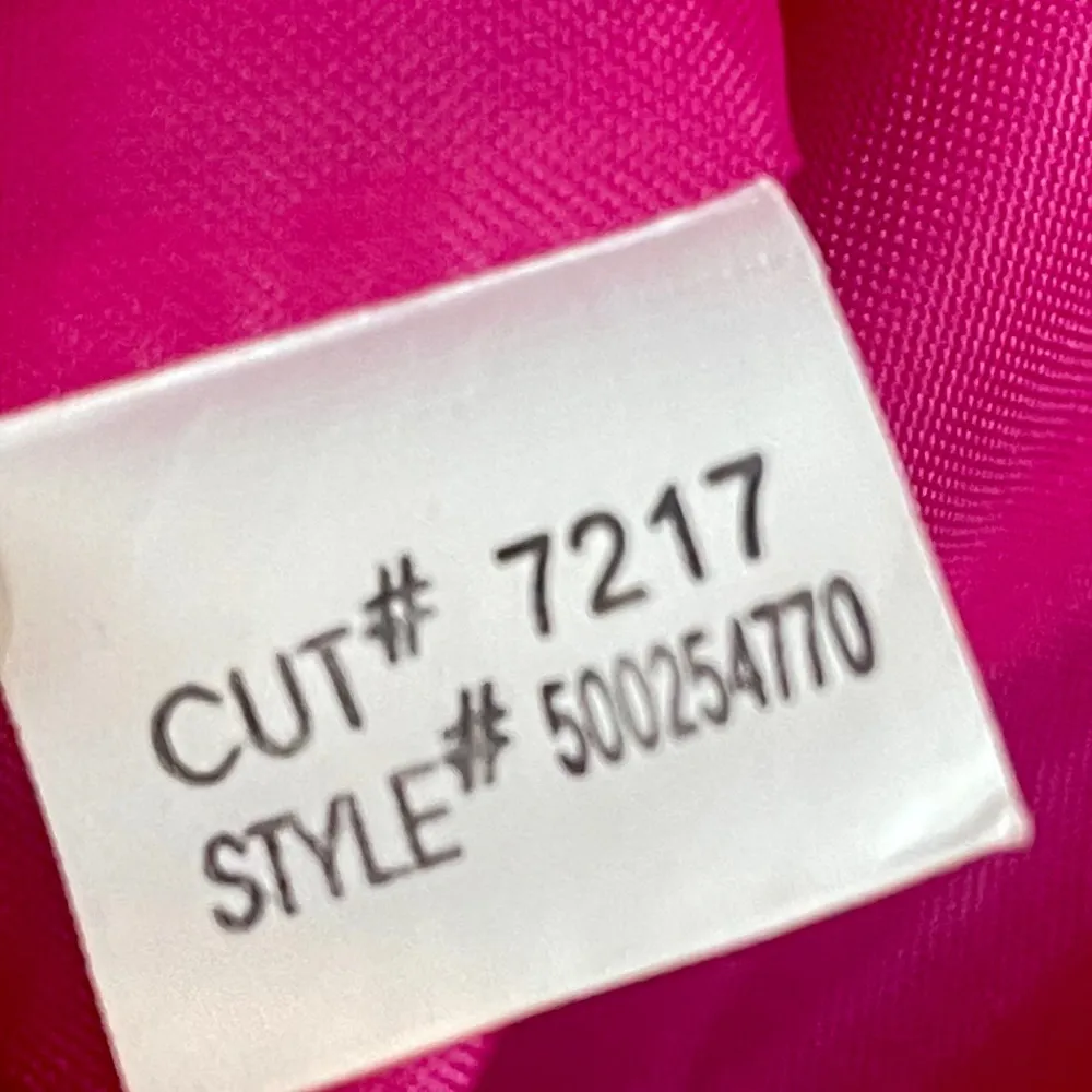 Vision Apparel Pink Silk Button Down Sleeveless Top with Sequin Details Size 12 - Image 13