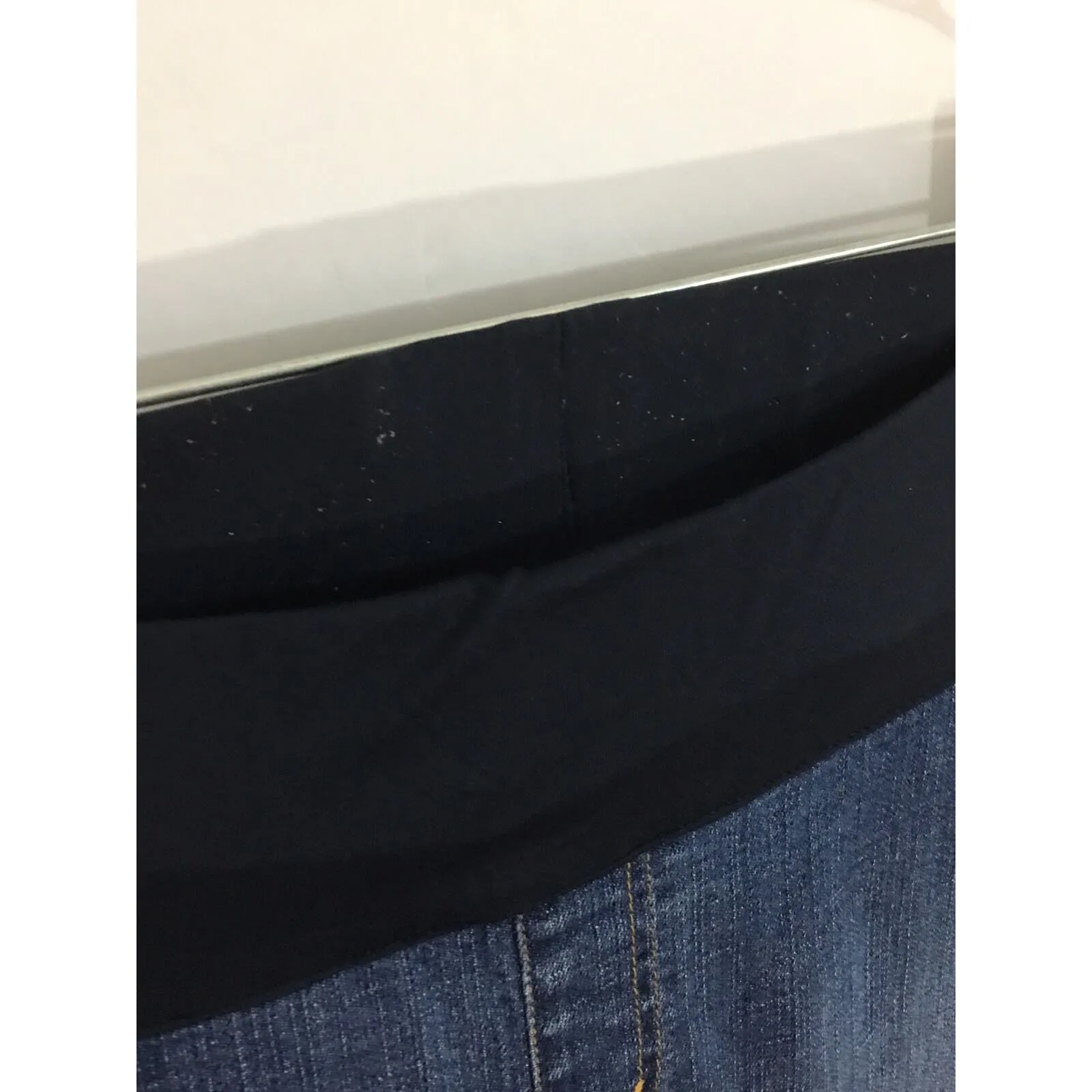 Liz Lange Target Maternity Jeans Womens 10 Belly Band Stretch Pull On Casual - Image 3