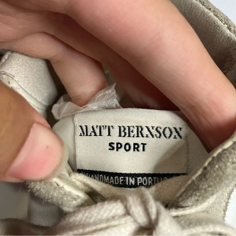 Matt Bernson sport Ace sneakers leather hightop neutral women’s size 8.5 White - Image 8