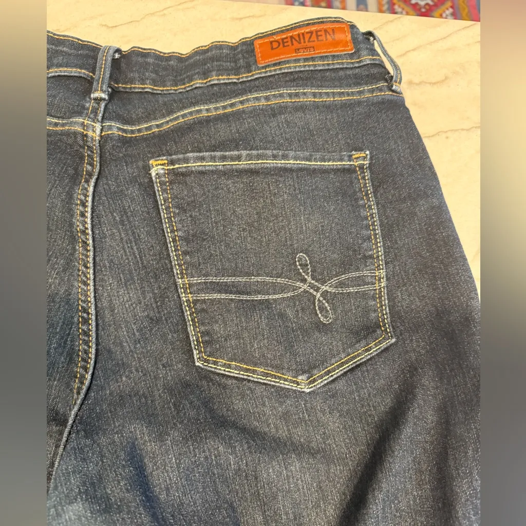 Levi’s Denizen Modern Skinny Jeans Dark Wash Size 12M Stretch Denim - Image 10