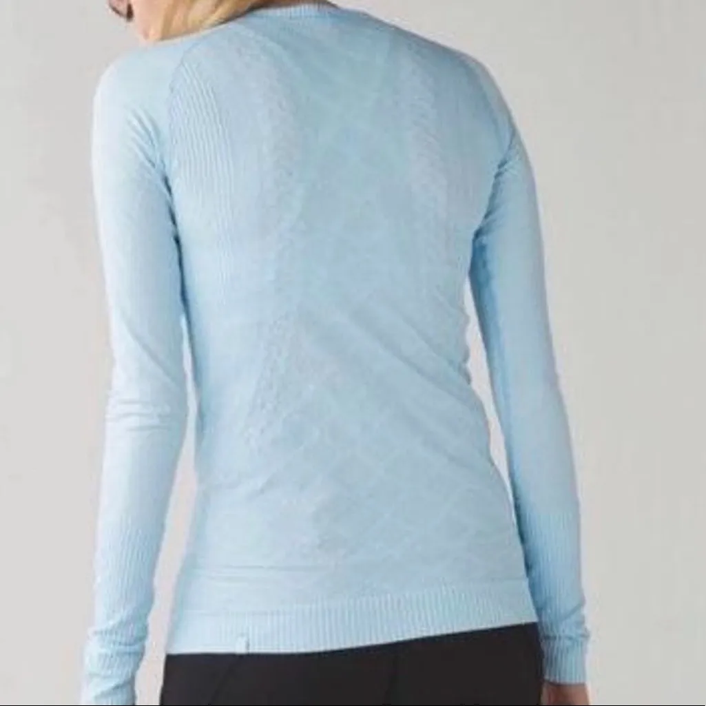 Lululemon Blue Restless Pullover Long Sleeve Top - Image 9