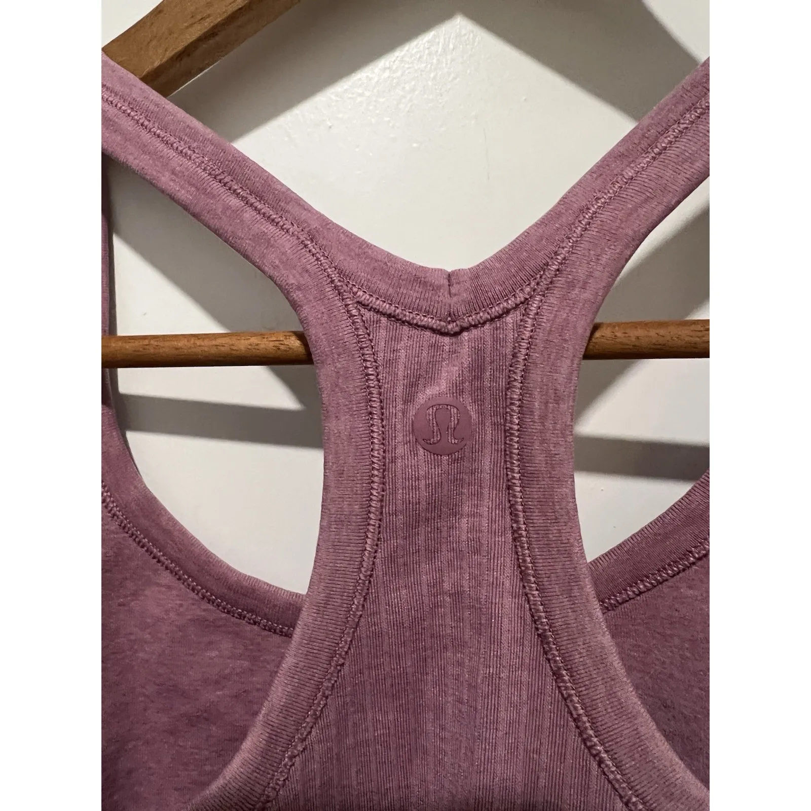 Lululemon Ebb to Street Tank Top Velvet Dust Size 6 Ribbed Athletic Workout - Image 3