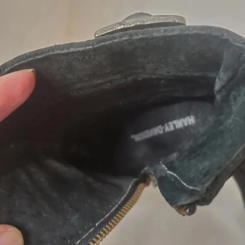 HARLEY DAVIDSON Women's Ludwell 5.5 Inch Black Fashion Boots Size 5.5 - Image 10