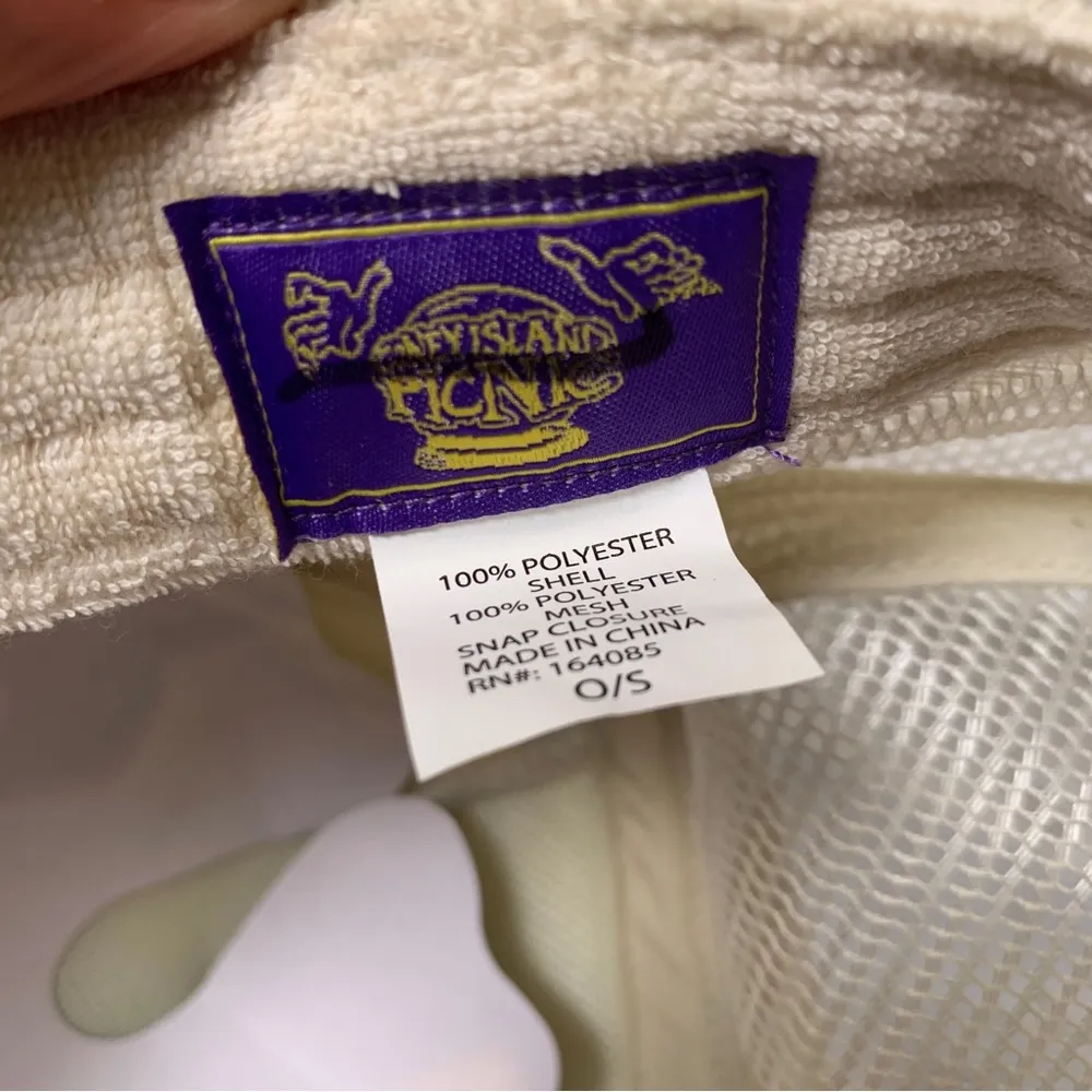 Coney Island Picnic Beige Mushroom House Snapback Trucker Hat - Image 8