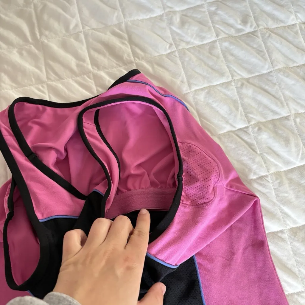 Xersion Womens Size Small Tank Top Pink Sleeveless Built In Bra Activewear Yoga - Image 8