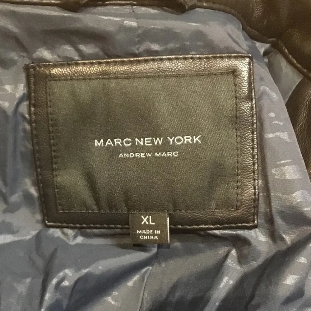 Marc New York Vegan Leather Moto Jacket - Image 5