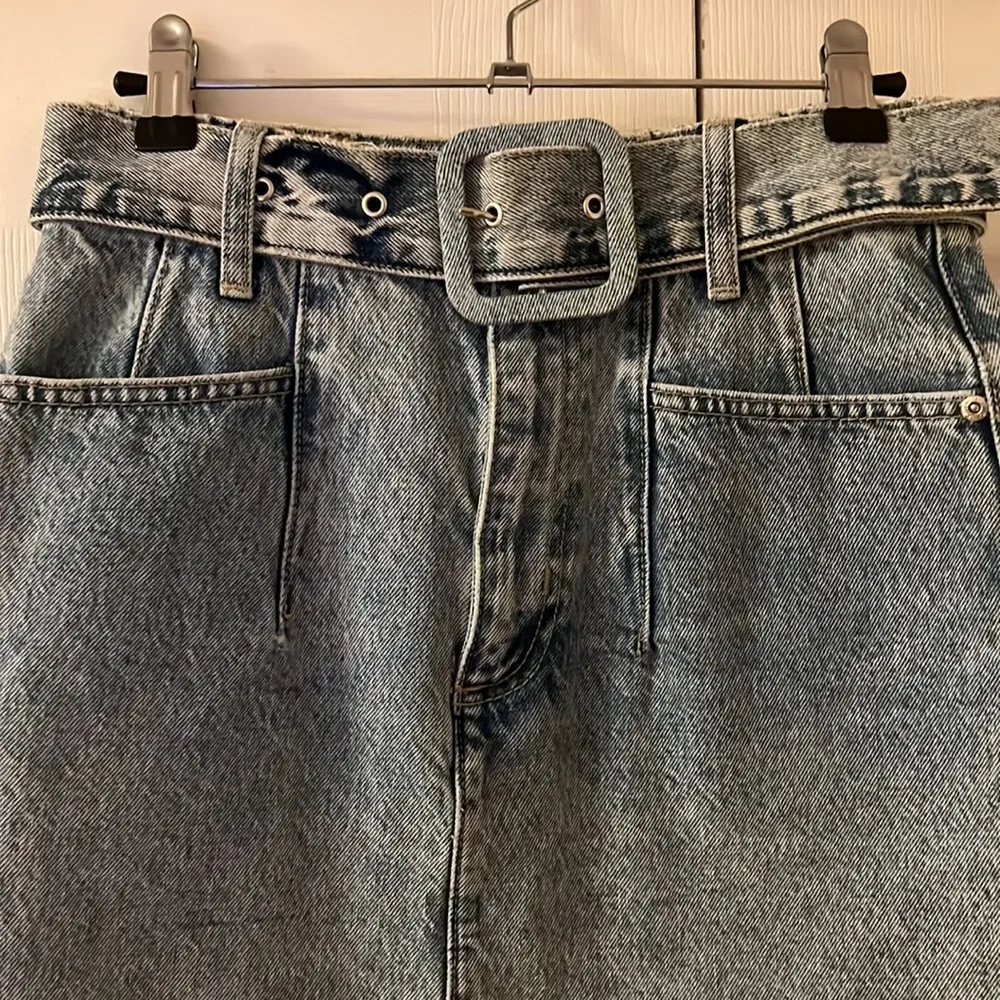 mini denim skirt - Image 3