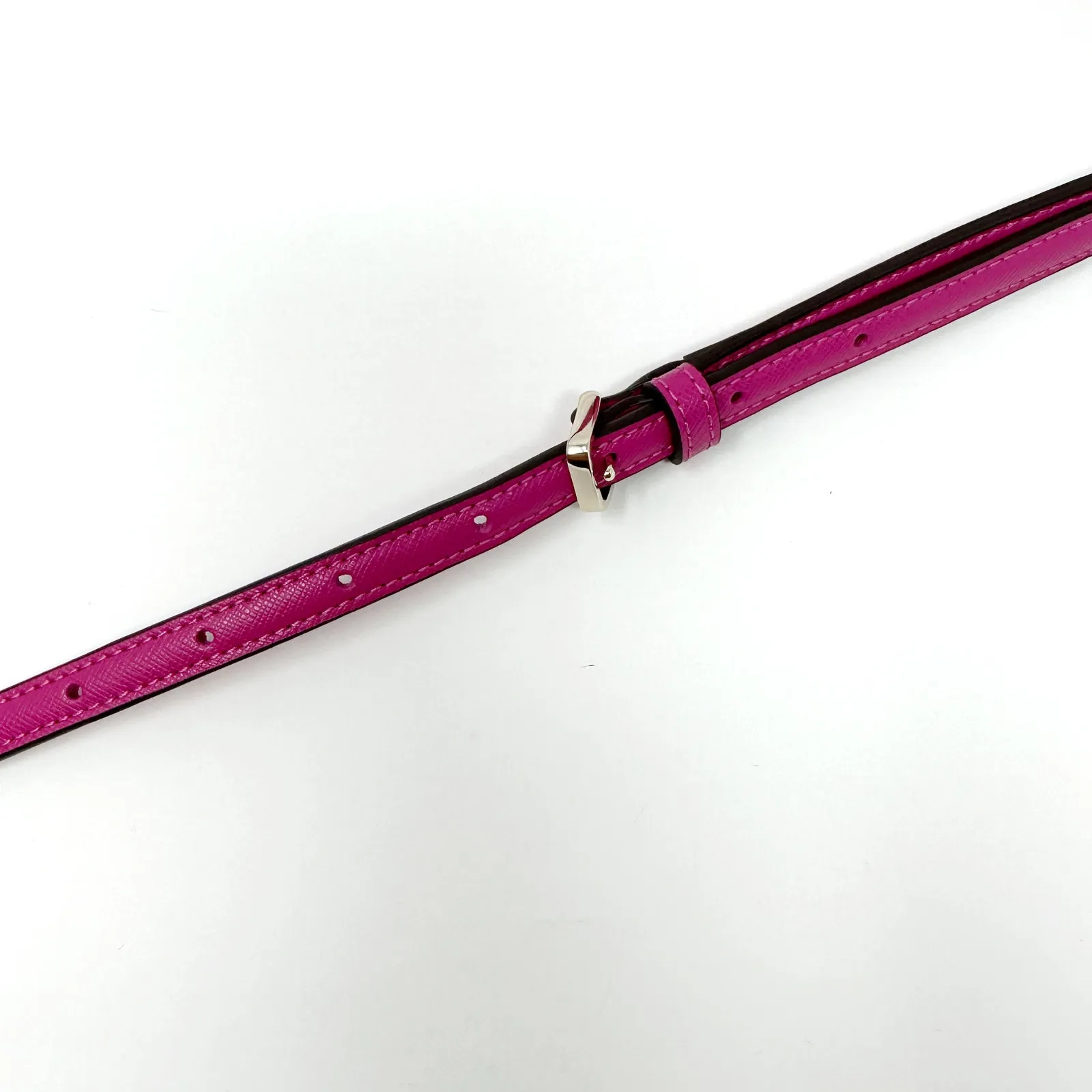 Kate Spade Sadie Envelope Crossbody Purse in Candied Plum Pink Leather k7378 - Image 5