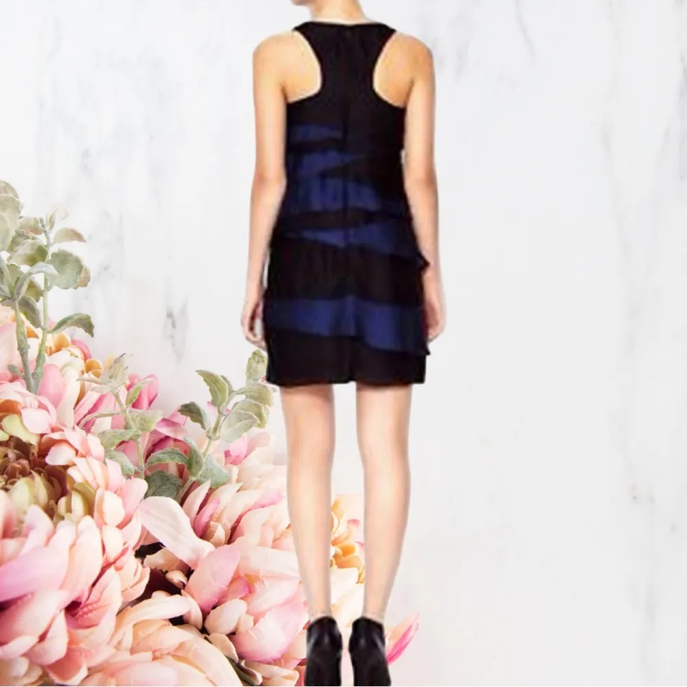 🍁Shoshanna Vintage Tiered Silk Dress Sz 6 - Image 2